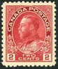 Canada 106 XF Mint Hinged 2c Carmine George V From 1911 - Unused Stamps