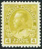 Canada 110 XF Mint Hinged 4c George V From 1922 - Unused Stamps