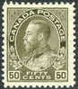 Canada 120 XF Mint Hinged 50c George V From 1920 - Neufs