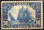 Canada 158 Mint Never Hinged 50c Schooner "Bluenose" From 1928 - Ungebraucht