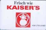 # GERMANY S86_93 Kaiser's 12 So6 01.93 Tres Bon Etat - S-Series : Sportelli Con Pubblicità Di Terzi