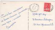 Cachet Rond Pointillé :  74 St Paul En Chablais Haute Savoie Du 8/9/1975 , Carte , 2 Scans , Petit Pli Angle Sup Gauche - Briefe U. Dokumente