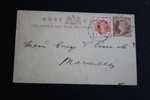 21-05-1894 ENTIER POSTAUX + TIMBRE AJOUTé MARCOPHILIE CARTE POSTKARTE  CARD  OF LONDON ENGLAND ROYAUME UNI GREAT BRITAIN - Entiers Postaux