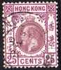 Hong Kong - 25 C. Tipo I° - Obliterato - Used Stamps