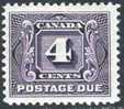 Canada J3 Mint Hinged 4c Postage Due From 1928 - Segnatasse