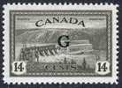 Canada O22 XF Mint Hinged 14c Official From 1950 - Aufdrucksausgaben