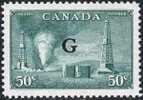 Canada O24 XF Mint Hinged 50c Official From 1950 - Overprinted
