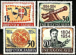 YUGOSLAVIA..1954..Michel # 751-754...MNH...MiCV - 45 Euro. - Ongebruikt