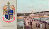 DORSET (was Hampshire) -The PIER Looking Towards Town With Town Crest. - ANIMATED -- BOURNEMOUTH - Bournemouth (from 1972)