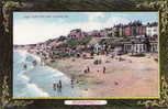 DORSET (was Hampshire) - J.Welch Green Borders - VIEW Of Sands Looking West From PIER  - BOURNEMOUTH - Bournemouth (desde 1972)