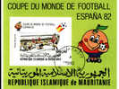 1982 Mauritania - Campionati Mondiali 1982 In Spagna (foglietto) - 1982 – Espagne