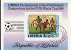 1986 Liberia - Campionati Mondiali In Messico - 1986 – Mexico