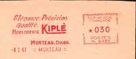 "Kiplé", Morteau - EMA Havas - Enveloppe Entière    (B0190) - Clocks