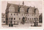 ALLEMAGNE - WITTENBERG - CPA - Rathaus - Statues - Wittenberg