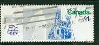 1976 One Dollar Notre Dame Church #687 Montreal Cancel (filler) - Gebruikt