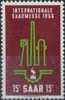 PIA - SARRE - 1956 : 4° Foire Internationale - (Yv 350) - Unused Stamps