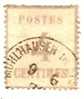 A261 3 Obl  Dents Courtes Cachet Mulhausen Mulhouse - Altri & Non Classificati