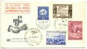 ITALY - 1961 ONU COVER - Cartoline Maximum