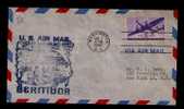 EUA USA Cyclisme Cycling Sports Cover Aerial First Flight Obl. Air Mail " Washington - Bermuda 1947 " Transports Gc231 - Vélo