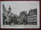 Hildesheim - Marktplatz Mit Rathaus Templer- Und Wedekindhaus - Hildesheim
