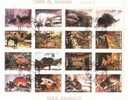 31700)foglio Commemorativo Serie  Animali Di 16 Valori  + Annullo - Umm Al-Qaiwain