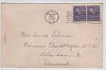 USA Cover Sent To Denmark Mayville 20-3-1946 - Lettres & Documents