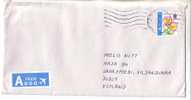 GOOD BELGIUM Postal Cover To ESTONIA 2009 - Good Stamped: Flowers - Lettres & Documents