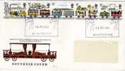 Carta MANCHESTER 1980. Serie Trenes.  Railway - Lettres & Documents