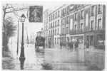 94 // IVRY - Inondations De Janvier 1910 - Bd Sadi Carnot Et Place Nationale, Transbordement Des Habitants** - Ivry Sur Seine