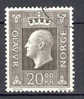 Norway 1969 Mi. 593  20.00 Kr König King Olaf V - Used Stamps