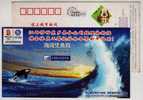 CN06 China Mobile Partner Of Beijign 08 Olympic Games Advertising Pre-stamped Card Whale Freedom In The Sea - Ballenas