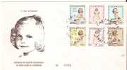 31766)lettera F.d.c. Principessa Marie Con 6 Valori + Annullo - FDC