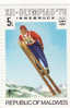 1976 Maldive - Olimpiadi  Invernali Di Innsbruck  - Salto Dal Trampolino - Hiver 1976: Innsbruck