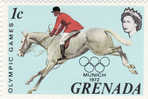 1972 Grenada - Olimpiadi Di Monaco - Horses