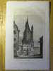 ANCIENNE GRAVURE 1842 PRUSSE ST SAINT MARTIN DE COLOGNE - KOLN GERMANY 1842 PRINT - Non Classés