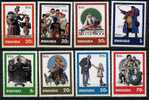 Rwanda **  N° 992 à 999 - Hommage à Norman Rockwell, Peintre Et Illustrateur - Unused Stamps