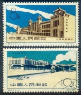 1960 CHINA S-42K Beijing Railway Station  CTO SET - Gebraucht