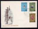 Space Mission Rocket Cosmos,FDC, Cover,1966  SKYLAB, Poland. - Europe