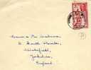 Carta G.P.O. Barbado, Colonia Inglesa 1954 - Barbades (...-1966)