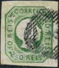 Portugal #7 SUPERB Used King Pedro V Of 1855, Expertized - Gebraucht