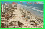 DAYTONA BEACH, FL. - THE BEACH - ANIMATED WITH CARS & PEOPLES - TRAVEL IN 1977 - - Daytona