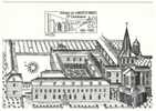 Carte Postale ABBAYE DE SAINT-GUIGNOLE DE LANDEVENNEC - Gravure - Extrait Des Planches Du Monasticon Gallicanum - Landévennec