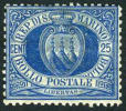 San Marino #14 Mint Hinged 25c Blue From 1899 - Ongebruikt