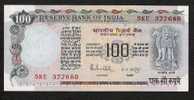 INDE INDIA     P85A   100  RUPEES  (1979)   Signature 85     AUNC.      2 P.h. - Inde