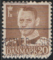 Dinamarca 1950 Scott 320 Sello º Rey Federico IX King Frederik IX Michel 305 Yvert 318 Denmark Stamps Timbre Danemark - Oblitérés