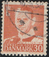 Dinamarca 1948 Scott 309 Sello º Rey Federico IX King Frederik IX Michel 308II Yvert 321 Denmark Stamps Timbre Danemark - Gebraucht