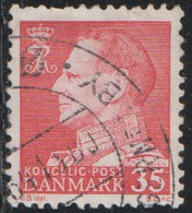 Dinamarca 1962 Scott 387 Sello º Rey Federico IX Frederik IX Michel 412x Yvert 421 Denmark Stamps Timbre Danemark - Used Stamps