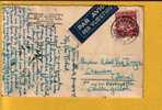 769 Op Kaart Per LUCHPOST (par AVION) Met Stempel BRUXELLES 5 - 1948 Exportation