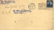 1197. Carta New York 1931 A Italia (west Fargo) - Storia Postale