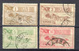 Hungary Magyar 1903 Mi. 146-49 Alte Vierspännige Postkusche Postal Delivery €10,- - Gebruikt